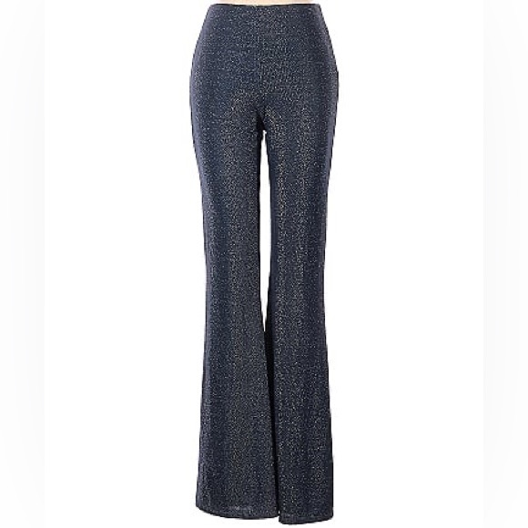 LPA x Revolve Pant 93 Navy & Silver Metallic M - Picture 4 of 10